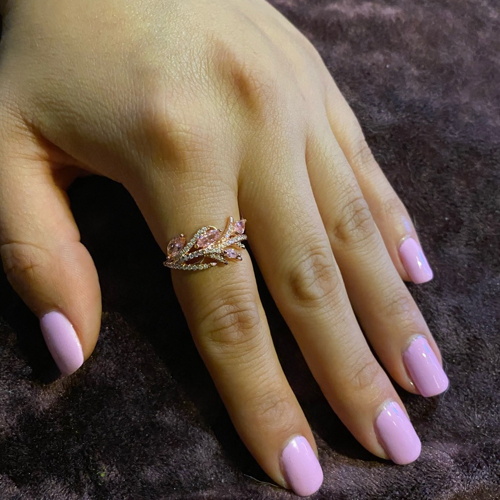 Rose platted ring - Picture 5 of 7